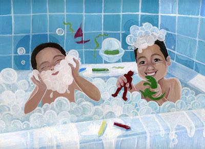 हम समझते हैं कि ऐक्रेलिक स्नान क्या धोते हैं